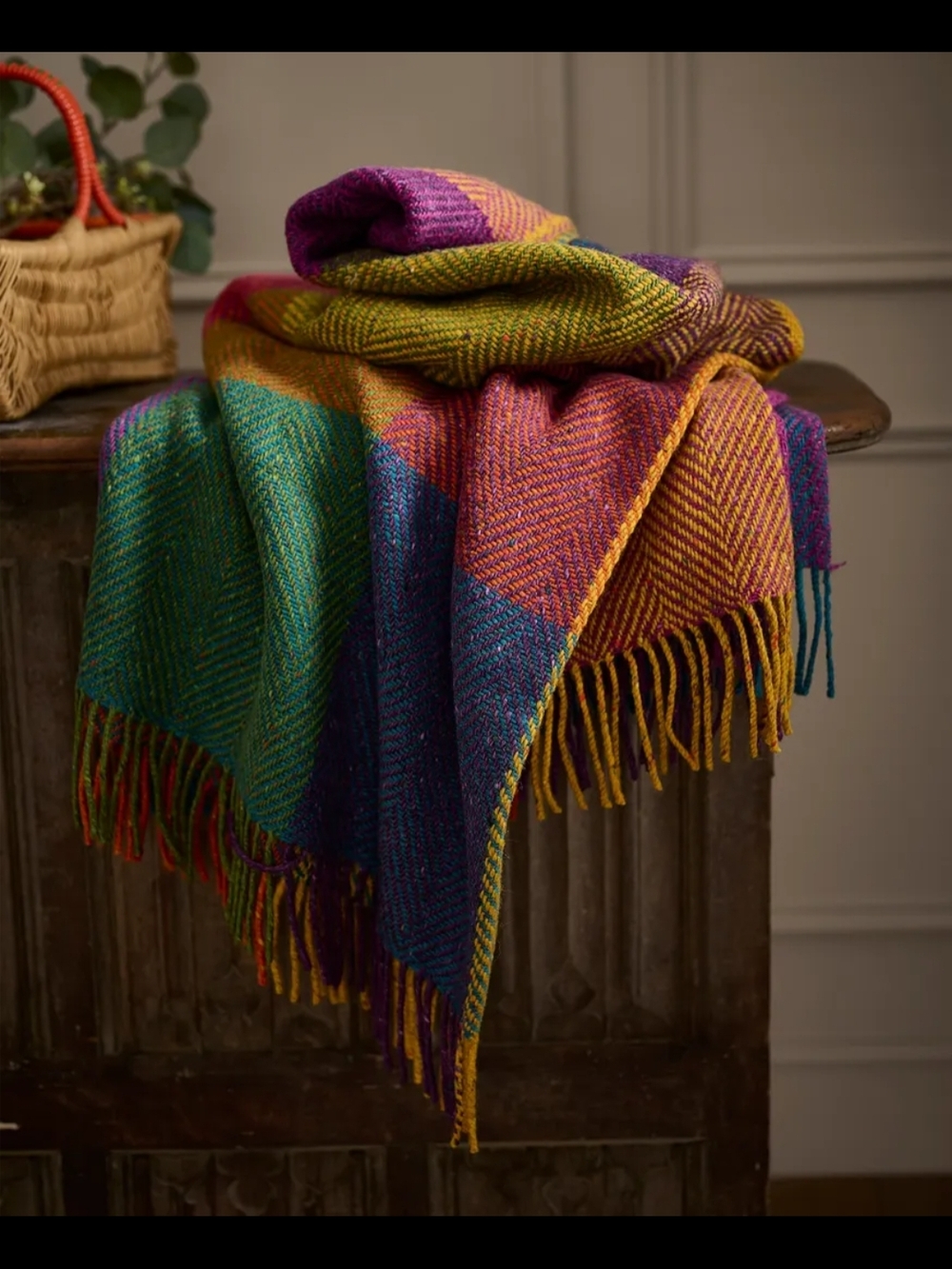 Avoca - Circus Heavy Donegal Throw - 100% Irish Wool  - New With Tags